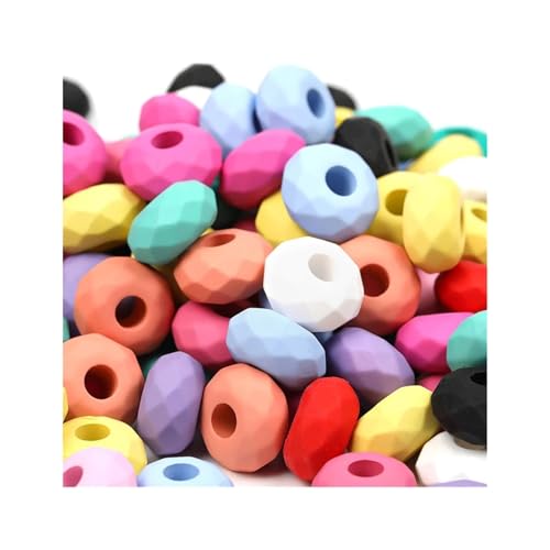 Pony-Perlen, 14 mm, transparent, flach, rund, für Bastelarbeiten, Schmuckherstellung, 100 Stück Pony-Perlen, 14 mm, transparent, flach, rund, für Bastelarbeiten, Schmuckherstellung, 100 Stück von Xinglongs