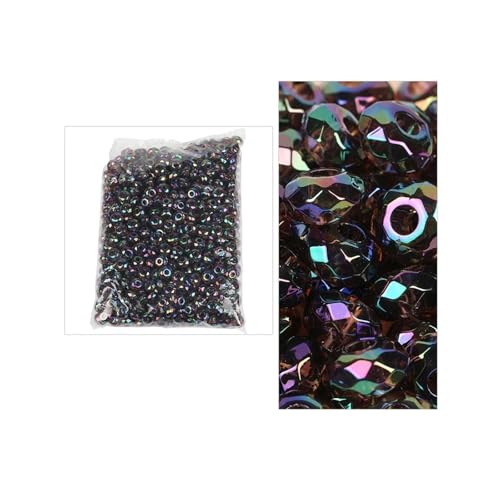 Pony-Perlen, 14 mm, transparent, flach, rund, für Bastelarbeiten, Schmuckherstellung, 6 Stück Pony-Perlen, 14 mm, transparent, flach, rund, für Bastelarbeiten, Schmuckherstellung, 6 Stück von Xinglongs