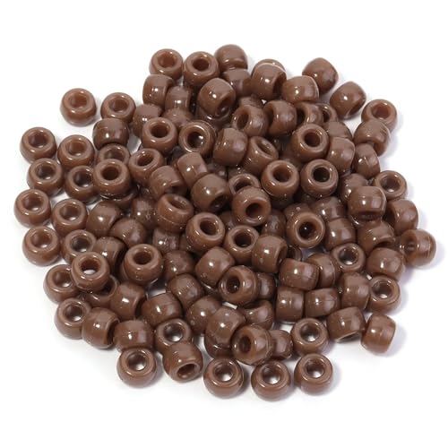 Pony-Perlen, lose Abstandshalter, 6 x 9 mm, großes Loch, lose Abstandshalter, Perlen für Bastelarbeiten, Ornamente, Dekoration, handgefertigtes Zubehör, Hellbraun, 2000 Stück Pony-Perlen, lose Abstandshalter, 6 x 9 mm, großes Loch, lose Abstandshalter, Perlen für Bastelarbeiten, Ornamente, Dekoration, handgefertigtes Zubehör, Hellbraun, 2000 Stück von Xinglongs