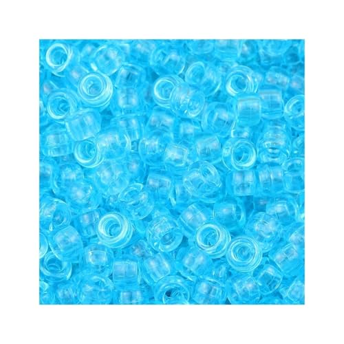 Pony-Perlen, mehrfarbig, großes Loch, Kunststoffperlen für Armbänder, Basteln, FZ264, Blau, 1200 Stück Pony-Perlen, mehrfarbig, großes Loch, Kunststoffperlen für Armbänder, Basteln, FZ264, Blau, 1200 Stück von Xinglongs
