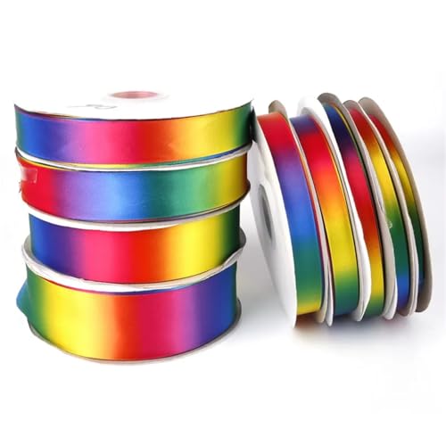 Ripsband, 20 Rollen, breit, Regenbogenfarben, Schleife, Handwerk, DIY, Nähen, Kleidung, Verpackungsmaterialien, 40 mm breit Ripsband, 20 Rollen, breit, Regenbogenfarben, Schleife, Handwerk, DIY, Nähen, Kleidung, Verpackungsmaterialien, 40 mm breit von Xinglongs