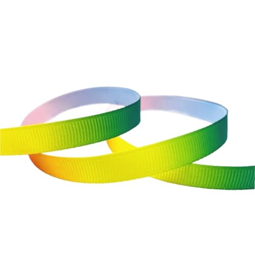 Ripsband mit Farbverlauf, Regenbogenfarben, 20 Rollen, für Zuhause, Hochzeit, Weihnachtsdekoration, DIY, Geschenkverpackung, Nähstoff (02) von Xinglongs