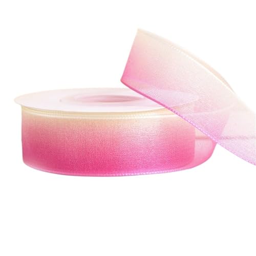 Schleifenband, Organza, 4,5 m, Regenbogenfarben, 10 Rollen, Geschenkband, für Hochzeit, Weihnachten, Geschenkverpackung, Haarschleife, Material (Farbe 2,38 mm) von Xinglongs