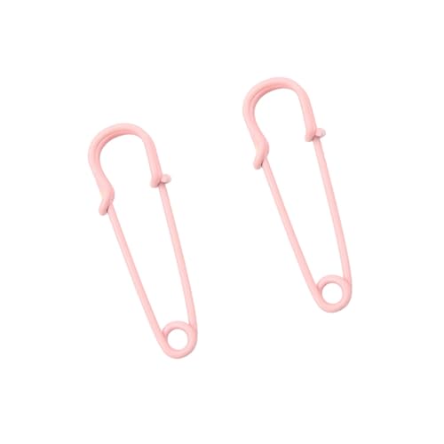 Sicherheitsnadeln, Metall-Sicherheitsnadeln, Nähwerkzeug, Farbnadeln für Heimwerker, Schmuck, Nähzubehör, großes Kleidungszubehör (Rosa, 20 Stück, 13 x 60 mm) von Xinglongs