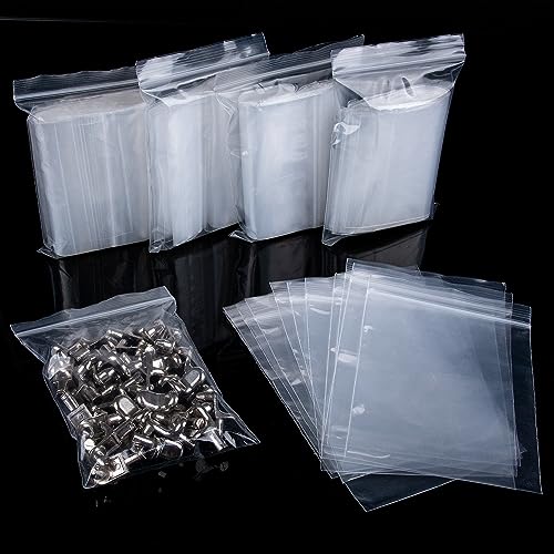 Plastikbeutel Zipper Beutel Klein Druckverschlussbeutel Baggies 300 Stück 5x7 cm Kleine Plastiktüten Baggys Ziplock zip klein Tütchen Baggies Wiederverwendbar Tüten Wiederverschließbare von Xingrun