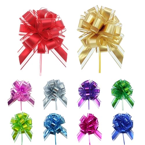 10pcs 6in Pull Bogen für Geschenkverpackung vorgefertigte Satin & Organza Band Bogen, Valentin Weihnachtsdekor, Geschenkkorb Bogen 10pcs 6in Pull Bogen für Geschenkverpackung vorgefertigte Satin & Organza Band Bogen, Valentin Weihnachtsdekor, Geschenkkorb Bogen von Xingshen-GTG