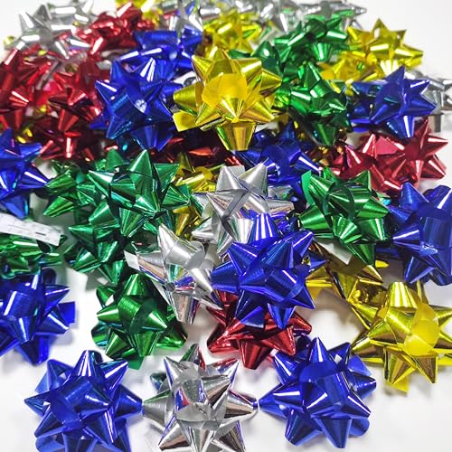 60pcs Geschenkbogen 1.5 "Kleine Sternbogen Selbstklebende Geschenkverpackung Dekoration für Geburtstagsfeier, Weihnachten, Hochzeit, Valentinstag ect 60pcs Geschenkbogen 1.5 "Kleine Sternbogen Selbstklebende Geschenkverpackung Dekoration für Geburtstagsfeier, Weihnachten, Hochzeit, Valentinstag ect von Xingshen-GTG