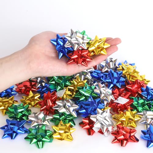 60pcs Geschenkbogen 2 "Kleine Sternbogen Selbstklebende Geschenkverpackung Dekoration für Geburtstagsfeier, Weihnachten, Hochzeit, Valentinstag ect 60pcs Geschenkbogen 2 "Kleine Sternbogen Selbstklebende Geschenkverpackung Dekoration für Geburtstagsfeier, Weihnachten, Hochzeit, Valentinstag ect von Xingshen-GTG