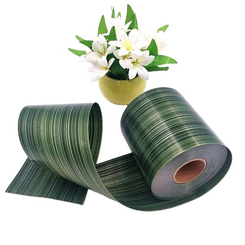 Green Ti Leaf Ribbon 4" x 50 Yard Poly Floral Craft Decoration Satin Waterproof Ribbon for Indoor Outdoor Wrap Florist, Holiday Decorating, Wedding Bouquet, Art Crafts etc Green Ti Leaf Ribbon 4" x 50 Yard Poly Floral Craft Decoration Satin Waterproof Ribbon for Indoor Outdoor Wrap Florist, Holiday Decorating, Wedding Bouquet, Art Crafts etc von Xingshen-GTG