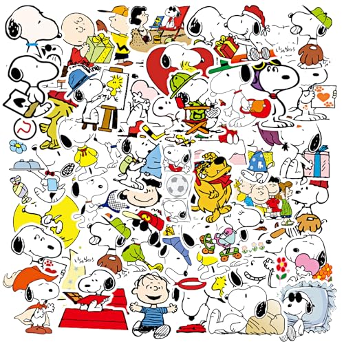 Xingsky Snoo-py Aufkleber, 100 Sticker Kinder Sticker Cartoon Aufkleber Vinyl Aufkleber Kinder Laptop Sticker & Skateboard Sticker Koffer Auto Fahrrad Sticker für Erwachsene Kinder Xingsky Snoo-py Aufkleber, 100 Sticker Kinder Sticker Cartoon Aufkleber Vinyl Aufkleber Kinder Laptop Sticker & Skateboard Sticker Koffer Auto Fahrrad Sticker für Erwachsene Kinder von Xingsky