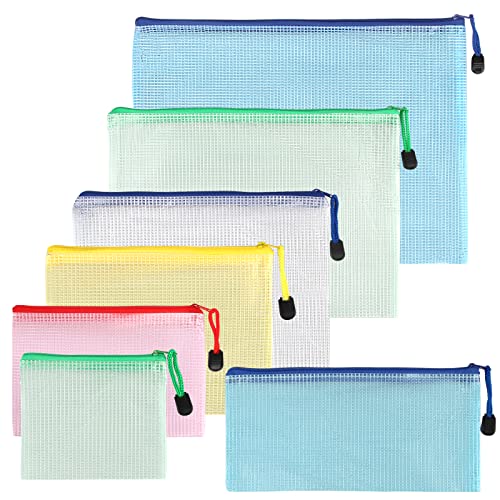 Xingsky Zip Dokumententasche 7 Stück Zip Taschen A4+A5+A6+B5+B6+B8+Rechnung Tasche, Transparent Zipper Pouch for Files, Paper, Documents, Cosmetics, Homework and Travel Accessories Xingsky Zip Dokumententasche 7 Stück Zip Taschen A4+A5+A6+B5+B6+B8+Rechnung Tasche, Transparent Zipper Pouch for Files, Paper, Documents, Cosmetics, Homework and Travel Accessories von Xingsky