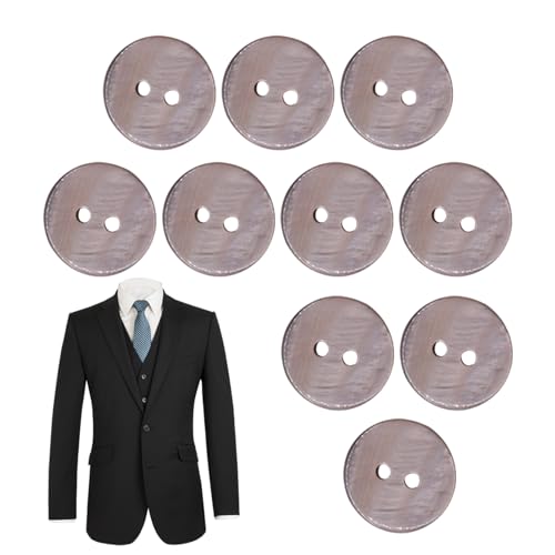 10pcs Natural Shell -Tasten - Runde Perlenknöpfe mit 2 Löchern | Nähknöpfe für Kleidung, Mäntel, Hemden, Kleider, Handwerk, handgefertigte Kleidungszubehör 10pcs Natural Shell -Tasten - Runde Perlenknöpfe mit 2 Löchern | Nähknöpfe für Kleidung, Mäntel, Hemden, Kleider, Handwerk, handgefertigte Kleidungszubehör von Xinhuju