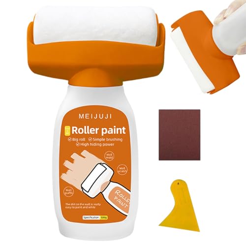 2-in-1 Wandreparatur-Werkzeug-Set mit kleinem Rollenpinsel, Werkzeug für Risse, Splitter, Graffiti-Flecken und Kratzer, inklusive Schaber, Schleifpapier, Bla 2-in-1 Wandreparatur-Werkzeug-Set mit kleinem Rollenpinsel, Werkzeug für Risse, Splitter, Graffiti-Flecken und Kratzer, inklusive Schaber, Schleifpapier, Bla von Xinhuju