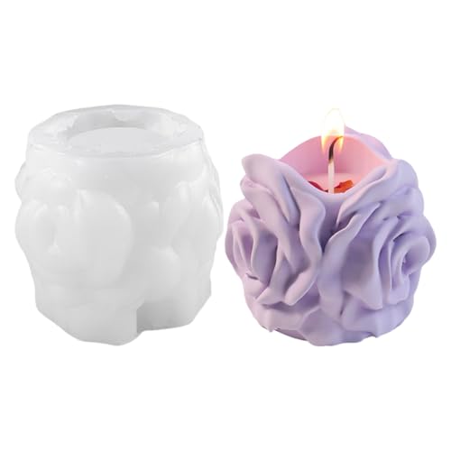 3D-Rosen-Silikonform – vielseitige Seifen- und Kerzenformen, ideal für Stumpenkerzen, Valentinstag, Muttertag, Ton und Seife, perfekt für selbstgemachte Kerzen und kreative Projekte zu Hause 3D-Rosen-Silikonform – vielseitige Seifen- und Kerzenformen, ideal für Stumpenkerzen, Valentinstag, Muttertag, Ton und Seife, perfekt für selbstgemachte Kerzen und kreative Projekte zu Hause von Xinhuju