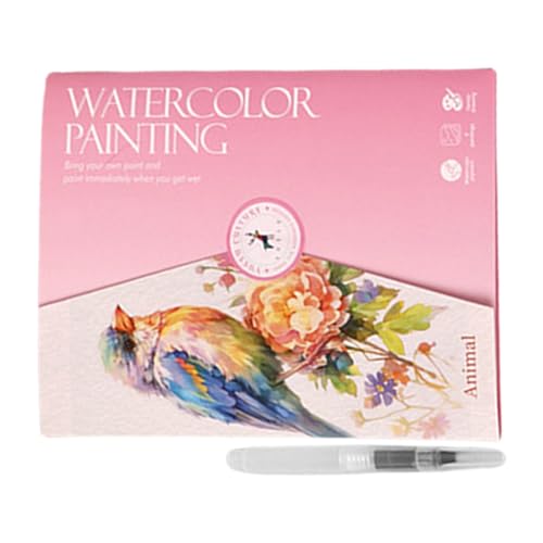 Aquarell-Arbeitsheft Anfänger - Malset in 12 Farben und Pinsel für Kunstmalerei | Starterset für Jugendliche und Erwachsene, das kreative Malbuch Aquarell-Arbeitsheft Anfänger - Malset in 12 Farben und Pinsel für Kunstmalerei | Starterset für Jugendliche und Erwachsene, das kreative Malbuch von Xinhuju