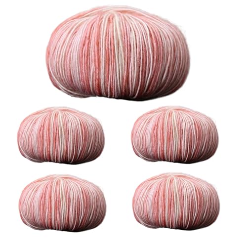 Arc-en-Garn zum Häkeln – Skeins aus Baumwollgarn mit Farbverlauf, 5 Stück, weich, bequem, zum Häkeln Arc-en-Garn zum Häkeln – Skeins aus Baumwollgarn mit Farbverlauf, 5 Stück, weich, bequem, zum Häkeln von Xinhuju