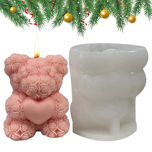 Bären Silikonform - 3D -enformen, flexible einfache Freisetzung, haltbares kreatives Design für handgefertigtes Handwerk | Bär DIY -Enthusiasten Anfängerprofis Duft Kerzen Schokolade Bären Silikonform - 3D -enformen, flexible einfache Freisetzung, haltbares kreatives Design für handgefertigtes Handwerk | Bär DIY -Enthusiasten Anfängerprofis Duft Kerzen Schokolade von Xinhuju