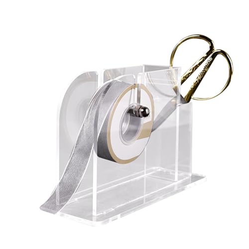Bandaufbewahrung, transparenter Klebebandspulenhalter, Klebeband-Organizer, Mehrzweck-Aufkleber-Rollenspender, Tiq-Spender von Xinhuju