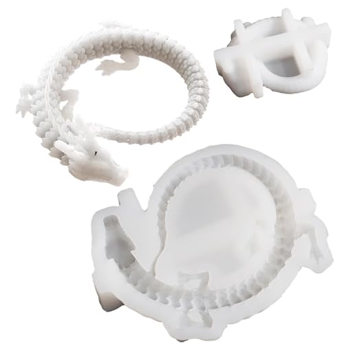 Fliegender Drachenharzform - Epoxid, Gips, Ton, Beton Gießform | Silikon-Kerzenformen für Kuchendekoration, Fondant, Spielzeug, Volldichtung, Druck, Handwerk Fliegender Drachenharzform - Epoxid, Gips, Ton, Beton Gießform | Silikon-Kerzenformen für Kuchendekoration, Fondant, Spielzeug, Volldichtung, Druck, Handwerk von Xinhuju