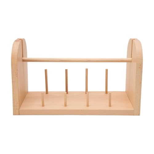 Garnspulen-Organizer – Garnhalter aus Holz zum Nähen, Sticken und Häkeln, Buchenholz, abnehmbare Spulen, Bälle und Strickzubehör, Bastelhalter, Heimdekor-Werkzeuge für Display Garnspulen-Organizer – Garnhalter aus Holz zum Nähen, Sticken und Häkeln, Buchenholz, abnehmbare Spulen, Bälle und Strickzubehör, Bastelhalter, Heimdekor-Werkzeuge für Display von Xinhuju