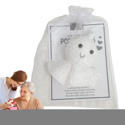 Gehäkelter Pandabär, Gehäkelter Panda-Plüsch,Süße Panda-Plüschtiere - Handgefertigtes gehäkeltes Panda-Kuscheltier mit Grußkarte und Organza-Paket für Thanksgiving, Kindertag, Weihnachten, Geburtstag, Gehäkelter Pandabär, Gehäkelter Panda-Plüsch,Süße Panda-Plüschtiere - Handgefertigtes gehäkeltes Panda-Kuscheltier mit Grußkarte und Organza-Paket für Thanksgiving, Kindertag, Weihnachten, Geburtstag, von Xinhuju