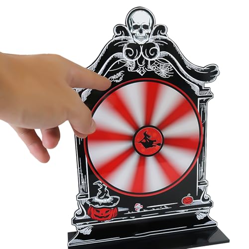 Halloween Spinner Wheel - Party Game Prize Spinner für Tabletop Fun | Auffälliges Spin-Brettspiel für Halloween-Party, Trick oder Treat, Karnevalsstand, Kinderaktivitäten und Urlaubsdekorationen Halloween Spinner Wheel - Party Game Prize Spinner für Tabletop Fun | Auffälliges Spin-Brettspiel für Halloween-Party, Trick oder Treat, Karnevalsstand, Kinderaktivitäten und Urlaubsdekorationen von Xinhuju