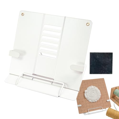 Macrames Board Stand – Kompakter Herstellungsständer, robustes Neigungsgestell | Vielseitige Plattform mit klappbaren Beinen für Zeitschriften, Musikblätter, Rezeptseiten, D Macrames Board Stand – Kompakter Herstellungsständer, robustes Neigungsgestell | Vielseitige Plattform mit klappbaren Beinen für Zeitschriften, Musikblätter, Rezeptseiten, D von Xinhuju