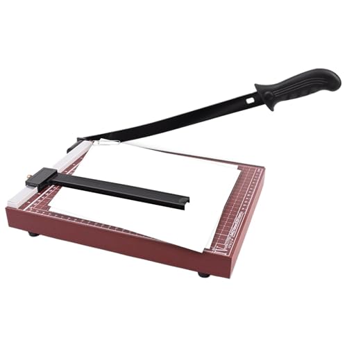 Papierschärfer, Cutter Cursor: Manueller Papierschneider mit Holzboden für A4-Papier, multifunktionaler Schneider für gerade Kanten, tragbares Werkzeug für Ressourcen-Alben Papierschärfer, Cutter Cursor: Manueller Papierschneider mit Holzboden für A4-Papier, multifunktionaler Schneider für gerade Kanten, tragbares Werkzeug für Ressourcen-Alben von Xinhuju