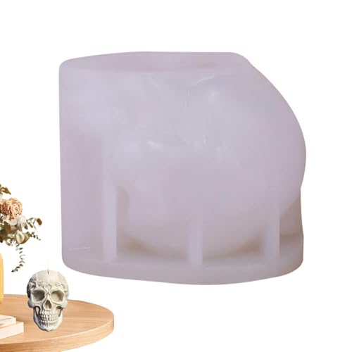 Schädel Harz Gießform - Schädel Silikonform - für Kerzen, Rosa Skull G - Epo H-xy, Silikonharz Gießform für Kerzen, Kerzenform von Xinhuju