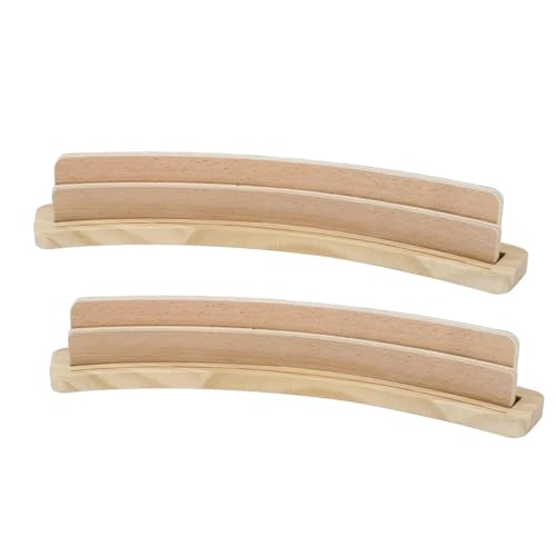 Spielkartenhalter – gebogenes Rack-Design aus Holz, Spiel-Organizer in Handarbeit | 2 Stück Ständer für Poker, Canasta, Pinochle, Les, Älteste, Erwachsene, Unterhaltung Spielkartenhalter – gebogenes Rack-Design aus Holz, Spiel-Organizer in Handarbeit | 2 Stück Ständer für Poker, Canasta, Pinochle, Les, Älteste, Erwachsene, Unterhaltung von Xinhuju