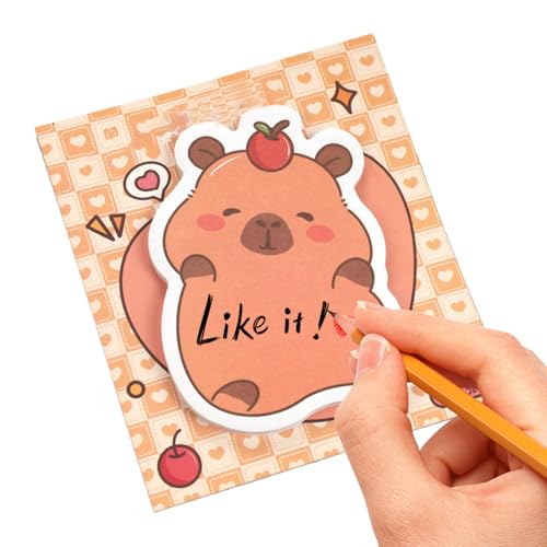 Süße Haftnotizen,Capybara Ästhetischer Haftnotizblock | 30 Blatt Design Klebezettel für Arbeit Kinder Erwachsene Mädchen Party Geburtstag Ostern Abschluss Süße Haftnotizen,Capybara Ästhetischer Haftnotizblock | 30 Blatt Design Klebezettel für Arbeit Kinder Erwachsene Mädchen Party Geburtstag Ostern Abschluss von Xinhuju