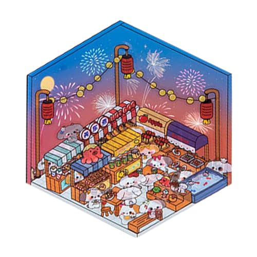 Szenische Aufkleber für Erwachsene, Scrapbooking-Aufkleber, Miniaturen, handgefertigt, Lernspiele, interaktiv, Anti-Stress und kreatives Zubehör für Erwachsene und Szenische Aufkleber für Erwachsene, Scrapbooking-Aufkleber, Miniaturen, handgefertigt, Lernspiele, interaktiv, Anti-Stress und kreatives Zubehör für Erwachsene und von Xinhuju