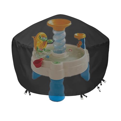 Wasser-Tischdeckenabdeckung, Wasserspieltischabdeckung, runder Sandtischabdeckung, Staubschutz, robustes Oxford-Gewebe, UV-Schutz, wasserdicht, Zubehör für den Garten Wasser-Tischdeckenabdeckung, Wasserspieltischabdeckung, runder Sandtischabdeckung, Staubschutz, robustes Oxford-Gewebe, UV-Schutz, wasserdicht, Zubehör für den Garten von Xinhuju
