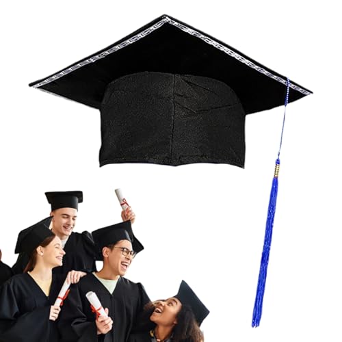 Xinhuju Abschlusshut für High School | Kappe für Erwachsene mit Sublimation – Zubehör mit Quaste für Partys, Schulveranstaltungen, Universität und Feiern Xinhuju Abschlusshut für High School | Kappe für Erwachsene mit Sublimation – Zubehör mit Quaste für Partys, Schulveranstaltungen, Universität und Feiern von Xinhuju