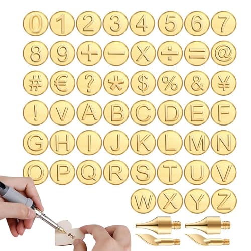Xinhuju Alphabet-Stempel aus Holz, Skulptur zum Basteln mit Stempeln – Handwerk mit Schrauben, um Ihren Kreationen und Dekoration Ihres Hauses Charme zu verleihen Xinhuju Alphabet-Stempel aus Holz, Skulptur zum Basteln mit Stempeln – Handwerk mit Schrauben, um Ihren Kreationen und Dekoration Ihres Hauses Charme zu verleihen von Xinhuju