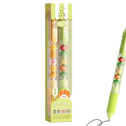 Xinhuju Gelschreiber mit Radiergummi – 0,5 mm Schreibwerkzeug für feine Punkte | Niedliche glatte Schreibstifte mit Radiergummi zum Zeichnen von Kreuzworträtseln Xinhuju Gelschreiber mit Radiergummi – 0,5 mm Schreibwerkzeug für feine Punkte | Niedliche glatte Schreibstifte mit Radiergummi zum Zeichnen von Kreuzworträtseln von Xinhuju