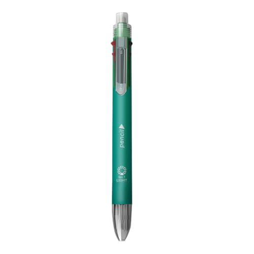 Xinhuju Glatte Kugelschreiber, austauschbare Schreibstifte mit Bleistift und 5 Farben - Frühling Retacable School Supplies, Multifunktional Stationary zum Schreiben, Lernen, Arbeiten von Xinhuju