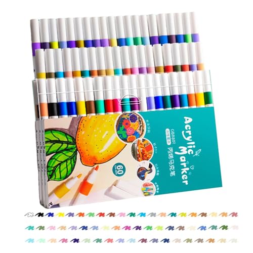 Xinhuju Markierung für - Buntstift, Marker, Buntstifte | Kunsthandwerk, Schnelltrocknend, wasserdichter Farbstift für Stein, Holz, Kalligraphie, Leinwand Xinhuju Markierung für - Buntstift, Marker, Buntstifte | Kunsthandwerk, Schnelltrocknend, wasserdichter Farbstift für Stein, Holz, Kalligraphie, Leinwand von Xinhuju