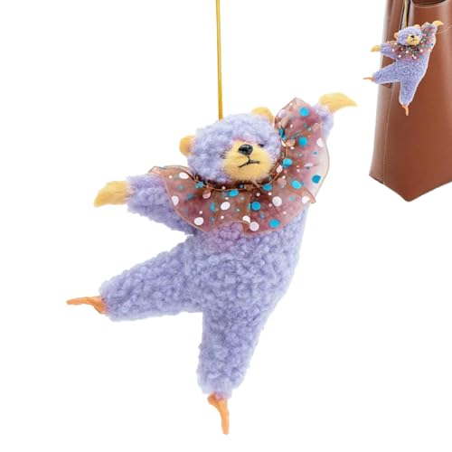 Xinhuju Niedliche kleine plüschspielzeug, Exquisite Ballerina -Puppen | Tragbare Plüschschlüsselkettengestopfte für Geburtstag Ostern Weihnachten von Xinhuju