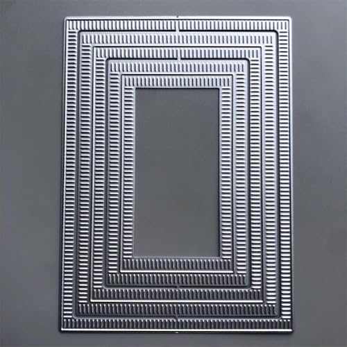 Rechteckige Bordüren-Stanzform für Kartenherstellung, Scrapbooking, Metall-Stanzformen, Glückwunsch-Stanzformen, Prägeschablonen für DIY, Scrapbooking, Dekoration, Hochzeit, Geburtstag, Segen Rechteckige Bordüren-Stanzform für Kartenherstellung, Scrapbooking, Metall-Stanzformen, Glückwunsch-Stanzformen, Prägeschablonen für DIY, Scrapbooking, Dekoration, Hochzeit, Geburtstag, Segen von Xinjincang