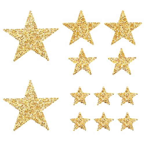 12 Stück Sterne Aufbügeln Sterne Zum Aufbügeln Bügelbilder Sterne Bügelbild Stern Gold Glitzersterne Zum Aufkleben Aufbügeln Sterne Strass Glitzerstern Bügelflicken Für Kleidung Hut Jeans 12 Stück Sterne Aufbügeln Sterne Zum Aufbügeln Bügelbilder Sterne Bügelbild Stern Gold Glitzersterne Zum Aufkleben Aufbügeln Sterne Strass Glitzerstern Bügelflicken Für Kleidung Hut Jeans von Xinjoduz