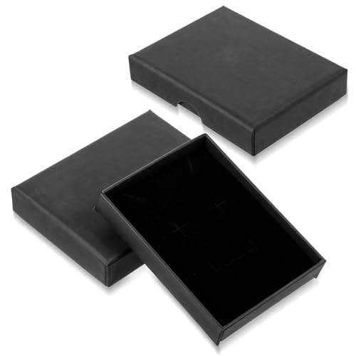 Schmuckverpackungen 3 Stück Geschenkschachtel Schmuck Schmuckschachtel Schmuck Verpackung Geschenkbox Organizers Schmuckkasten Papier Schachtel Schwarz Ausziehbare Für Armbänder Armreife von Xinjoduz