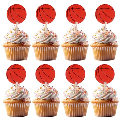48 Stück Basketball Cupcake Topper Muffin Deko Basketball Deko Geburtstag Kinder Rot Tortendeko Kuchendekoration für Party Geburtstagsfeie Kuchen Dekoration 48 Stück Basketball Cupcake Topper Muffin Deko Basketball Deko Geburtstag Kinder Rot Tortendeko Kuchendekoration für Party Geburtstagsfeie Kuchen Dekoration von Xinjoduz