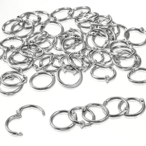 50 Stück Buchringe 20 Mm Metall Buchringe Buchbinderinge Binderinge Karteikarten Ringe Karteikarten Ring Ringe Für Karteikarten Für Memo Ablage Scrapbook Album Handwerk Schlüsselringe (Silber) 50 Stück Buchringe 20 Mm Metall Buchringe Buchbinderinge Binderinge Karteikarten Ringe Karteikarten Ring Ringe Für Karteikarten Für Memo Ablage Scrapbook Album Handwerk Schlüsselringe (Silber) von Xinjoduz