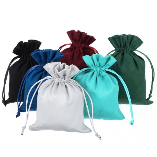 Xinjoduz 6 Stück Samtbeutel Schmuck Geschenksack Samt Stoffsäckchen Klein Weiche Samt Beutel Geschenktüten Samt Stoffsäckchen Mit Kordelzug Süßigkeiten Beutel Baumwollsäckchen Für Schmuck Party Xinjoduz 6 Stück Samtbeutel Schmuck Geschenksack Samt Stoffsäckchen Klein Weiche Samt Beutel Geschenktüten Samt Stoffsäckchen Mit Kordelzug Süßigkeiten Beutel Baumwollsäckchen Für Schmuck Party von Xinjoduz