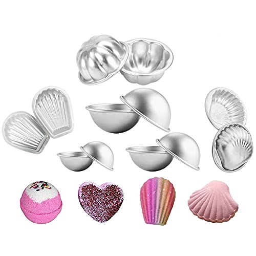 Bath Bomb Molds Seifenform Bath Bomb Molds Seifenform badebomben Formen Set Bath Bomb Mold Kit Badebomben Formen Bath Bomb Kuchen Molds Form für Badebomben für DIY Handgemachte Badekugeln (12 Stück) von Xinlie