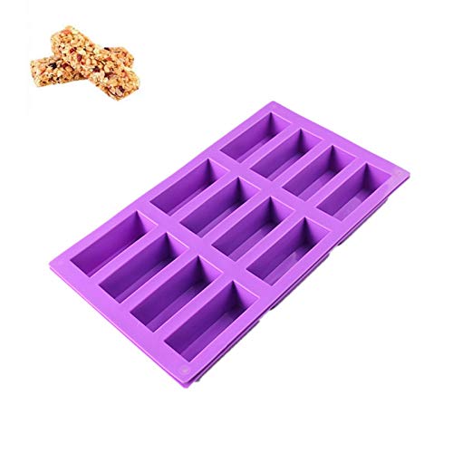 Rechteckige Silikonform Schokoladenform Pralinenform Antihaftbeschichteten Silikonformen Silikon Backform Muffinform für Herstellung von Seifenriegeln Harz Schokolade Cupcakes Pudding und Jelly Rechteckige Silikonform Schokoladenform Pralinenform Antihaftbeschichteten Silikonformen Silikon Backform Muffinform für Herstellung von Seifenriegeln Harz Schokolade Cupcakes Pudding und Jelly von Xinlie