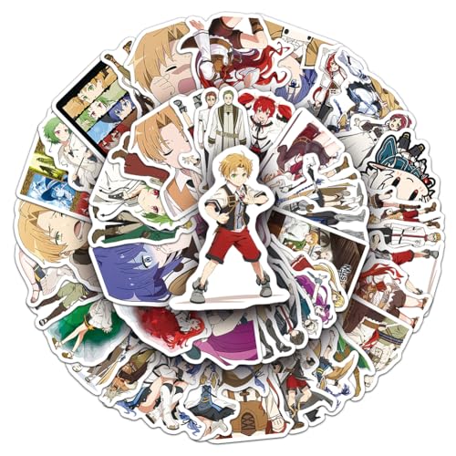 Xinnice 50PCS Anime Aufkleber Sylphy Sticker Roxy Migurdia wasserdichte Aufkleber für Laptop Stoßstange Skateboard Computer Telefon Gitarre Xinnice 50PCS Anime Aufkleber Sylphy Sticker Roxy Migurdia wasserdichte Aufkleber für Laptop Stoßstange Skateboard Computer Telefon Gitarre von Xinnice