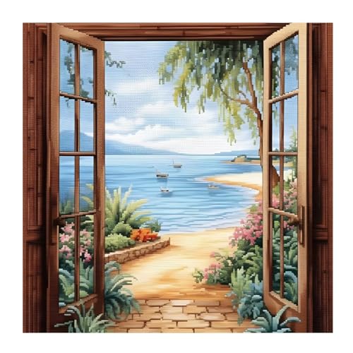 Xinpinzhou Kreuzstich Set Vorgedruckt Landschaft, Stickvorlagen Stickbilder Vorgedruckt Kreuzstich Stickpackungen Stickpackung Cross Stitch Embroidery Kit Stickset Sticken Set Erwachsene Anfänger Xinpinzhou Kreuzstich Set Vorgedruckt Landschaft, Stickvorlagen Stickbilder Vorgedruckt Kreuzstich Stickpackungen Stickpackung Cross Stitch Embroidery Kit Stickset Sticken Set Erwachsene Anfänger von Xinpinzhou