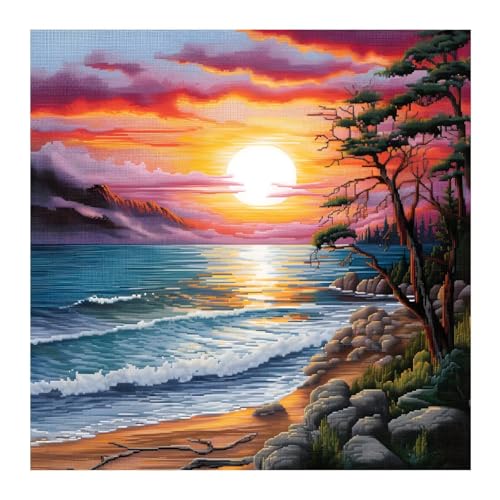 Xinpinzhou Kreuzstich Set Vorgedruckt Meereslandschaft Stickvorlagen Stickbilder Vorgedruckt Kreuzstich Stickpackungen Stickpackung Cross Stitch Embroidery Kit Stickset Sticken Set Erwachsene Anfänger Xinpinzhou Kreuzstich Set Vorgedruckt Meereslandschaft Stickvorlagen Stickbilder Vorgedruckt Kreuzstich Stickpackungen Stickpackung Cross Stitch Embroidery Kit Stickset Sticken Set Erwachsene Anfänger von Xinpinzhou
